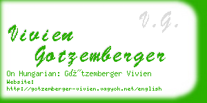 vivien gotzemberger business card